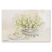 Lily of the Valley Grasset Floral Tissue Paper