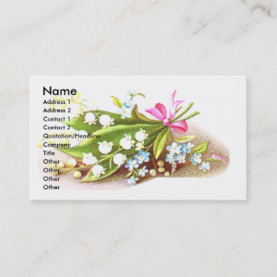 Lily of the Valley Victorian Scrapbook Card