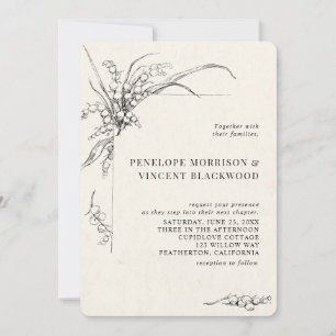 Lily-of-the-Valley Wedding Invitation