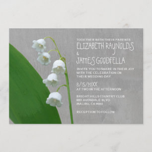 Lily of the Valley Wedding Invitations