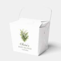 Lily of the Valley White Floral Baby Shower