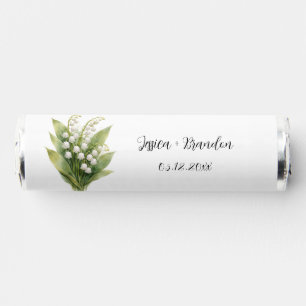 Lily of the Valley White Floral Wedding Breath Savers® Mints