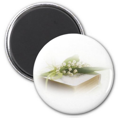 lily of the valley with bible magnet