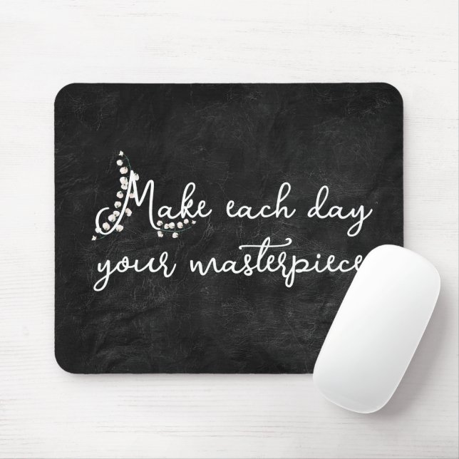Lily of the Valley with Quote   Mouse Pad (With Mouse)