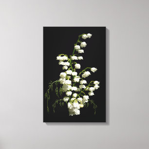 Lily of the Valley Wrapped Canvas Print