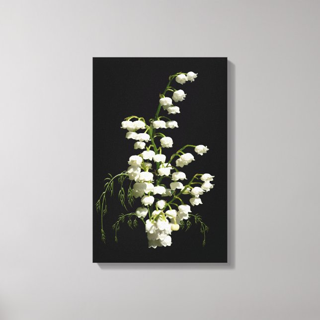 Lily of the Valley Wrapped Canvas Print (Front)