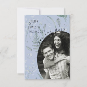 Lily of Valley    Periwinkle Blue - Save the Date