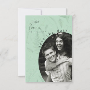Lily of Valley    Soft Green Save the Date Photo 