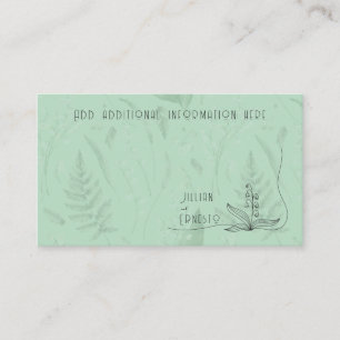 Lily of Valley with Ferns Soft Green w/ Graphic Enclosure Card