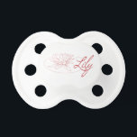 Lily Pacifier<br><div class="desc">Cool water on their backs, sunlight drenching their faces, enjoy your summer with this design by Embroidery patterns!</div>