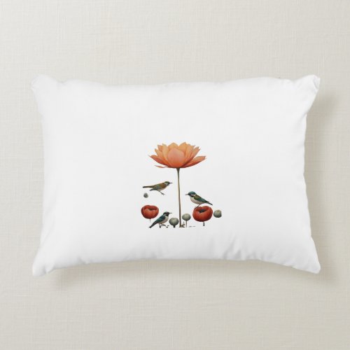  Lily Pad Dreams Whimsical Garden T_Shirt Designs Accent Pillow