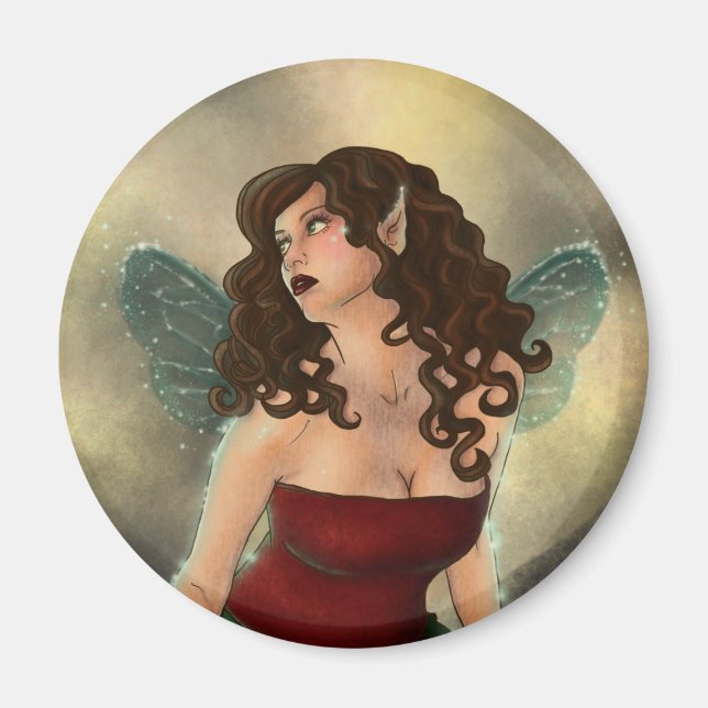 Lily Pad Fae Magnet (Front)