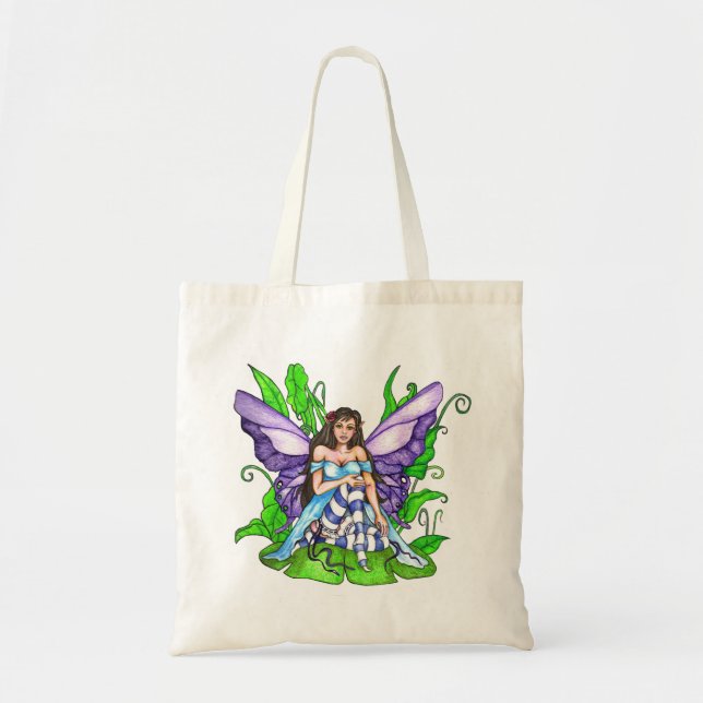 Lily Pad Fairy Tote Bag (Front)