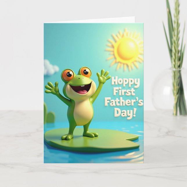 Lily Pad Fathers Day Card (Front)