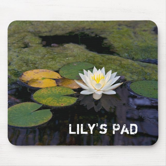Lily Pad in pond Mouse Pad (Front)