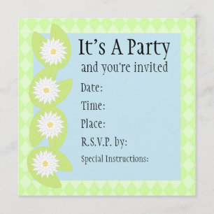 Lily Pad Invitation