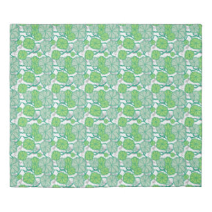 Lily Pad Japanese Garden Duvet Cover