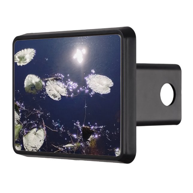 Lily Pad Sun Reflection Faerie Magic Hitch Cover (Left)