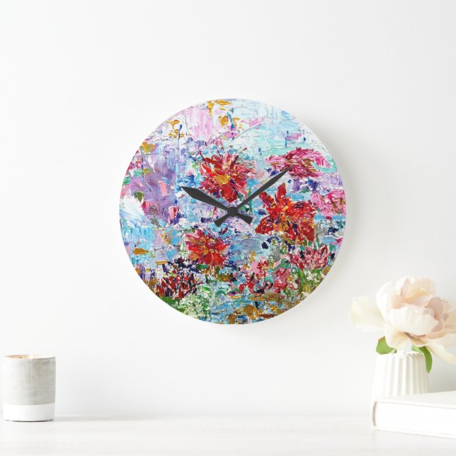 Lily Pads Large Clock (Home)
