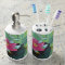 "Lily Pads" Toothbrush Holder and Soap Dispenser