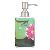 "Lily Pads" Toothbrush Holder and Soap Dispenser (Right)