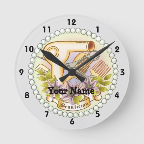 Lily Pearl Beautician Clock