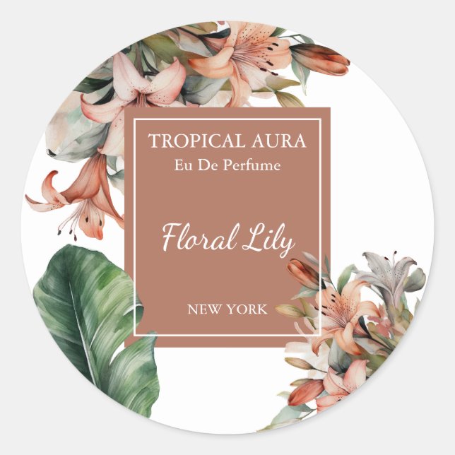 Lily Perfume Label (Front)