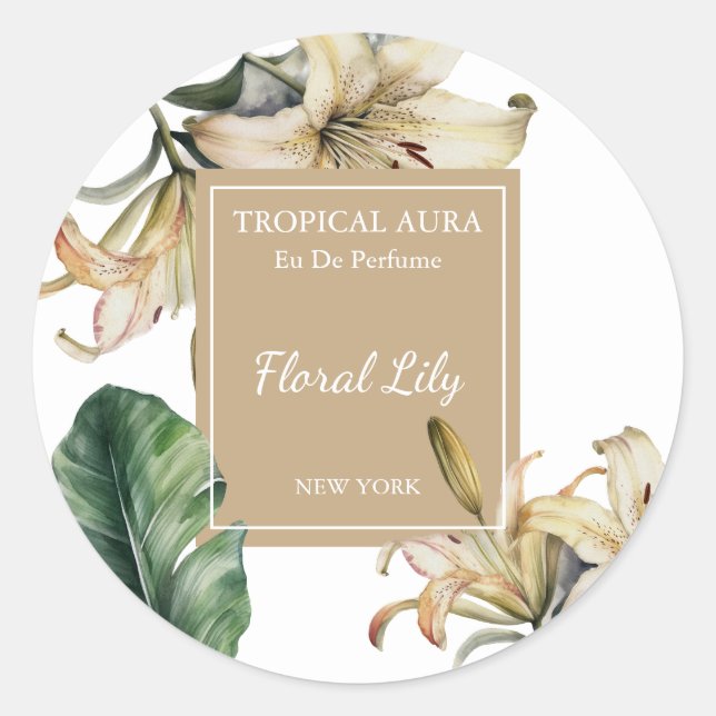 Lily Perfume Label (Front)