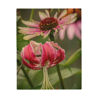 Lily Pillow Wood Wall Art
