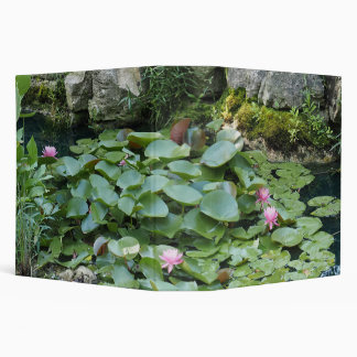 Lily Pond 3 Ring Binder