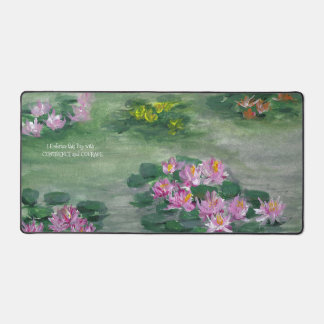 'LiLy Pond' design Desk Mat