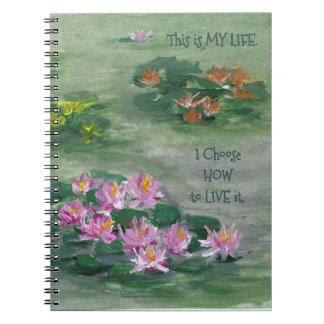 *'LiLy  Pond' design Notebook