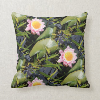 Lily Pond Throw Cushion by for all we know