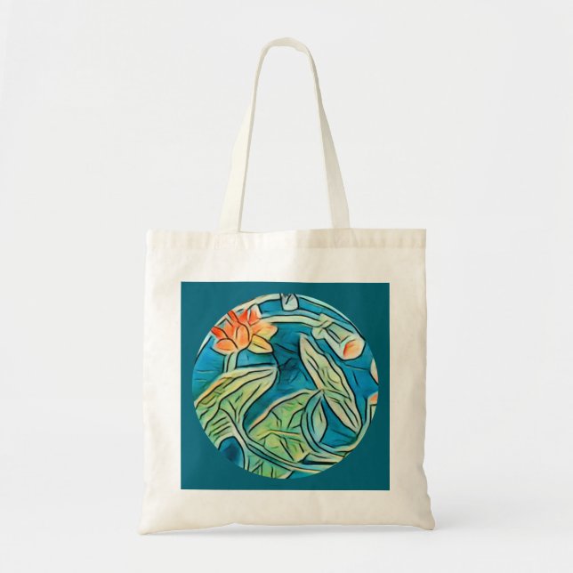 Lily Pond  Tote Bag (Front)