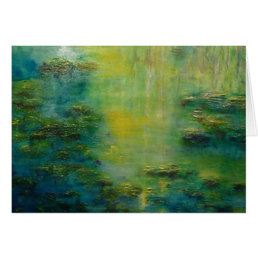 Lily Pond Tribute to Monet Cards (Front Horizontal)