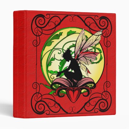 Lily Shadow Fairy 3 Ring Binder