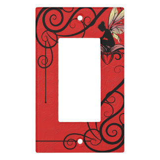 Lily Shadow Fairy Light Switch Cover