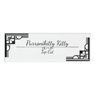 Lily Shadow Fairy Name Tag