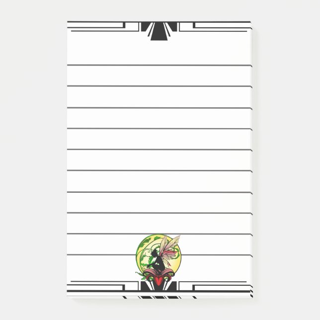 Lily Shadow Fairy Post-it Notes (Front)
