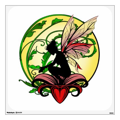 Lily Shadow Fairy Wall Sticker