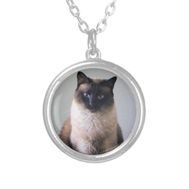 Lily Silver Plated Necklace (Front)