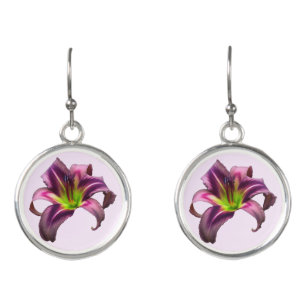 Lily Star - Daylily Earrings
