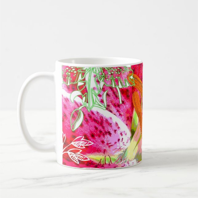 Lily Stargazer Fantasy, Mug (Left)