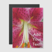 Lily Stargazer Purple Flower (Front/Back)