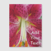 Lily Stargazer Purple Flower (Front)