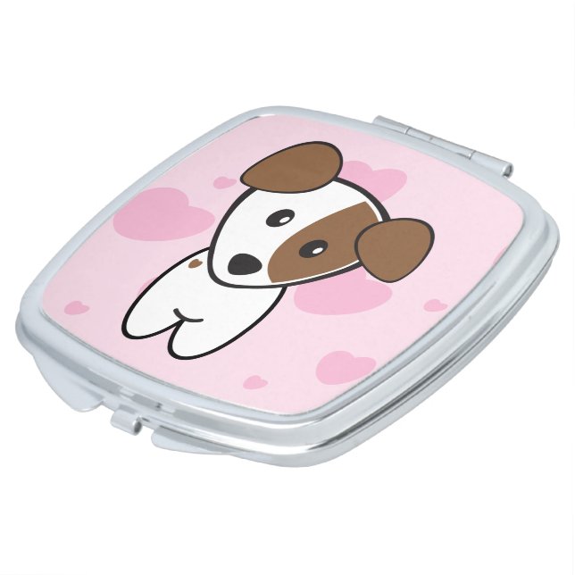 Lily the Terrier Makeup Mirror (Turned)