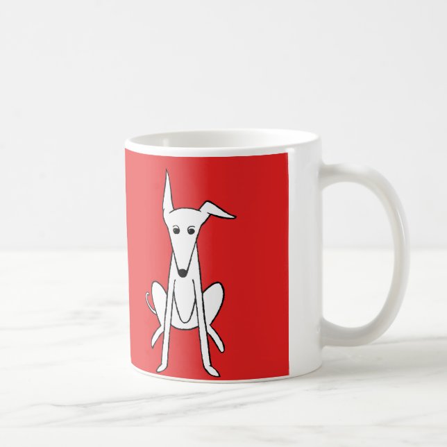 Lily The Whippet Graphic Mug (Right)