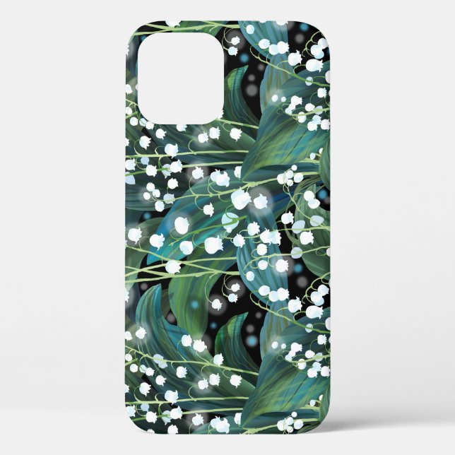 Lily Valley Seamless Pattern Background Case-Mate iPhone Case (Back)
