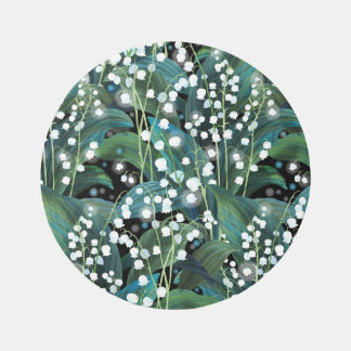 Lily Valley Seamless Pattern Background Rug