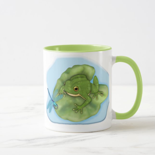 Lilypad Frog Mug (Right)